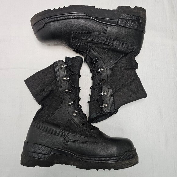 Rocky 6129 Hot Weather Safety Boot Steel Toe Vibram Black Unisex M 6.5R W 8.5R main image 5